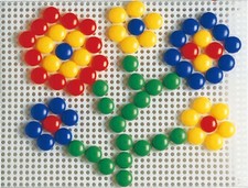Stecko® Familien-Set Bausteine – 262 Teile, Pädagogisches Konstruktionsspielzeug Ab 3 Jahre