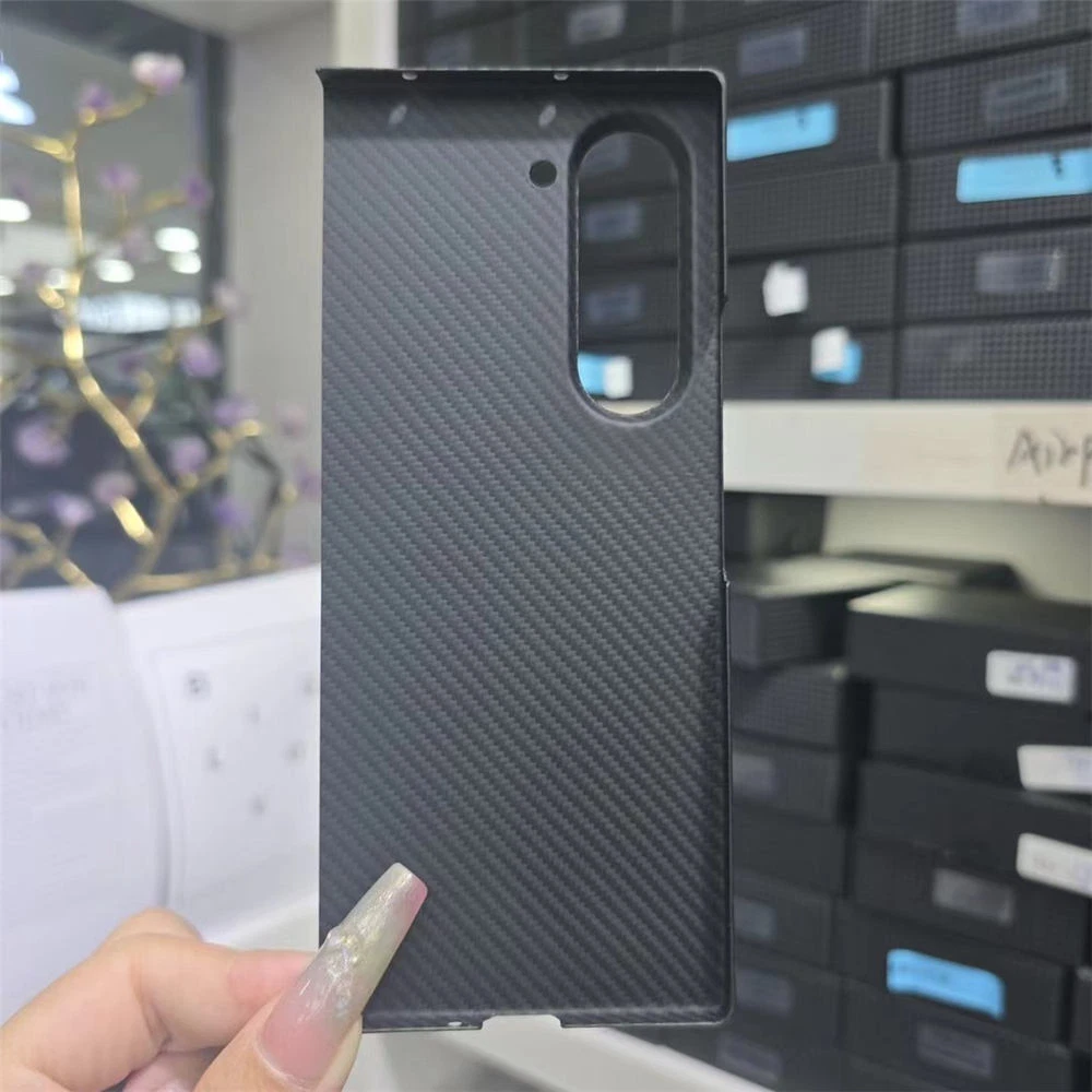 Slim Real Aramid Carbon Fiber Case For Samsung Galaxy Z Fold6 Matte Hard Cover - Picture 3 of 9