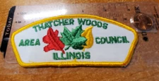 BSA Thatcher Woods Area Council, Illinois CSP T-1 first reg. issue (moww)