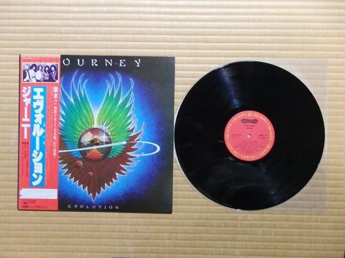 Journey ‎– Evolution 25AP 1355 Japan Insert Inner sleeve Obi