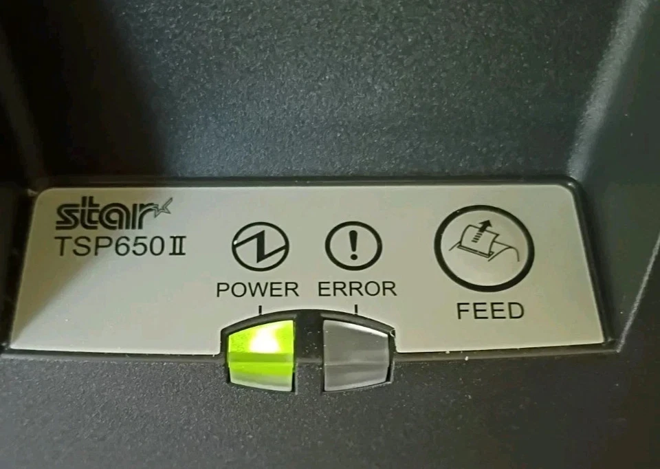 Принтер терморегистратор Star TSP650II черный TSP650 USB с источником питания DK POS - Изображение 2 из 4