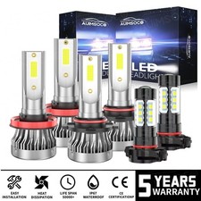 For Chevy Colorado Lt Wt Cab 2.5l 2.8l 3.6l 2013-2022 Led Headlight Fog Bulb Kit