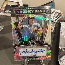 2024 Leaf Robin Yount Autograph /15 Trophy Case Prizm Milwaukee Brewers MLB