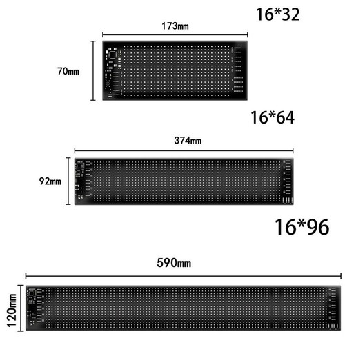 Tablero de mensajes de desplazamiento flexible con pantalla publicitaria USB 5V - Imagen 2 de 13