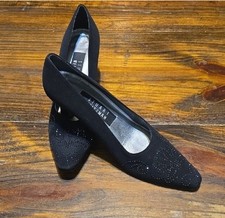 Stuart Weitzman Black Embellished Pumps Size 5.5B