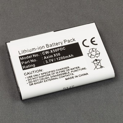 1100mAh 3.7V Li-ion Battery For Dell Axim X50,X50v,X51,X51v Pocket PC