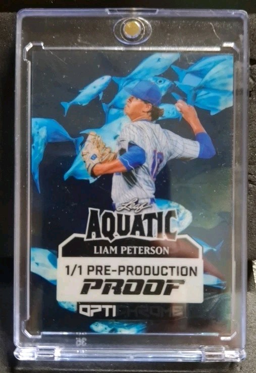 2025 Leaf Liam Peterson Optichrome Baseball Base 1/1
