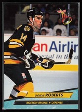 1992-93 Fleer Ultra #255 Gordie Roberts Boston Bruins NM