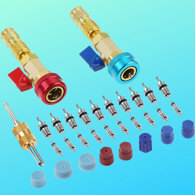 #ad A C Air Conditioning R134A Valve Core High Low Pressure Remover Installer Tool $38.19