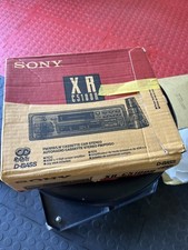 Vintage Sony XR/C5100R  -Burr Walnut Edition RDS Car Rad /Cas & Joy Stick Tested
