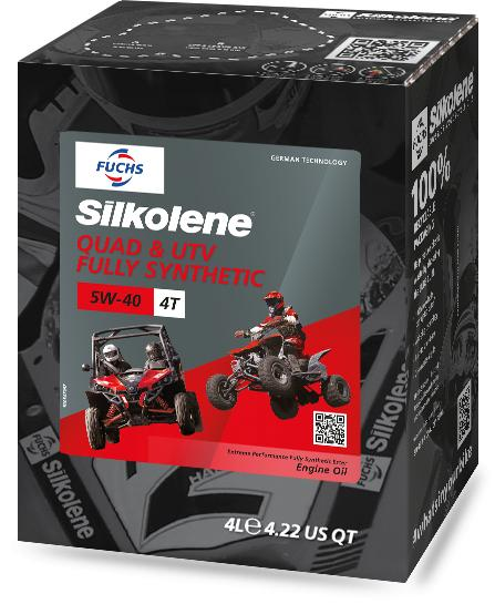 Silkolene QUAD ATV  Fully Synthetic 5W40 4-Stroke Engine Oil 4L