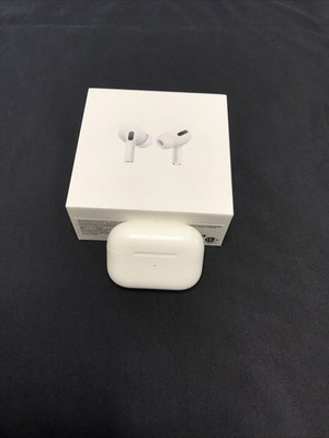 Apple AirPods Pro 2nd Generation with Wireless Charging Case White. See Descript