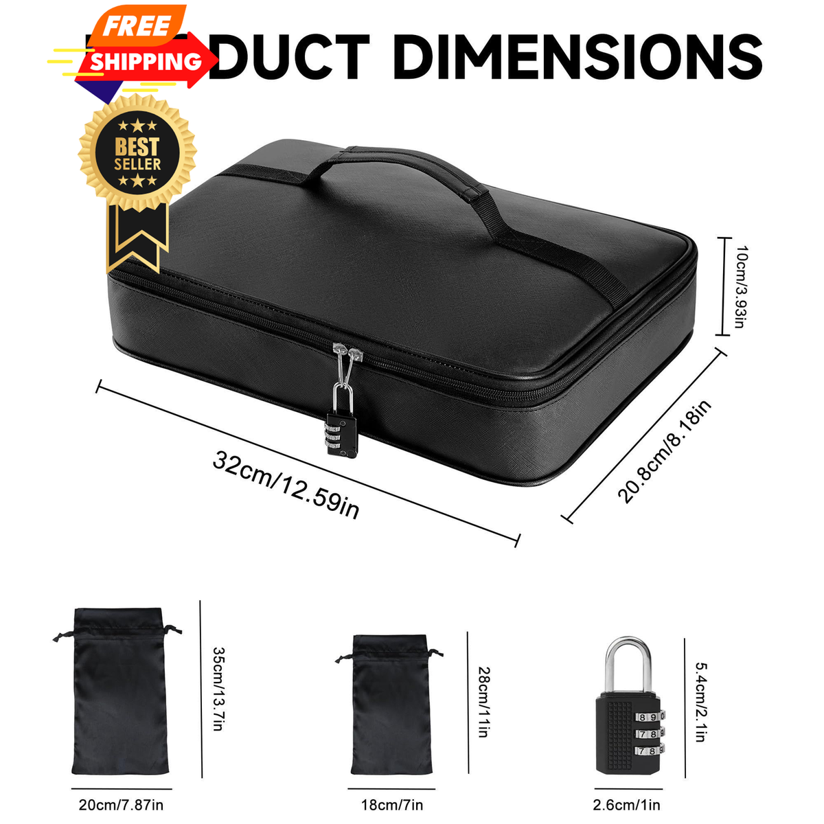 Lockable Storage Box – Discreet Bag for Toys, Adult Toy Small