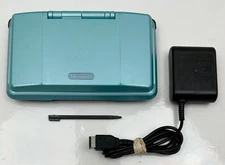 Nintendo DS Original Console Teal NTR-001 w/ Stylus & Charger