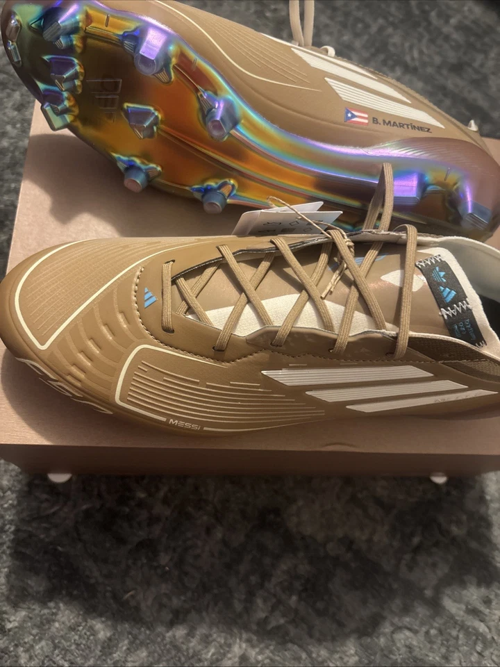 Botín de fútbol Adidas F50 Elite Messi x Bad Bunny Elite FG para hombre talla 10 Foto 2 de 4