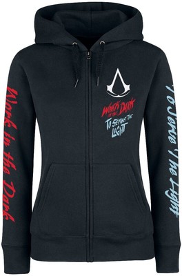 Assassin's Creed Kapuzenjacke Damen Work In The Dark schwarz L
