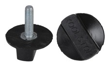 KOOL STOP Intl'l old school BMX finned bicycle brake pad REFILLS PAIR - BLACK