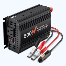 Potek 500w Power Inverter DC 12V to AC 120V Car Power Converter with 5V/2A US...