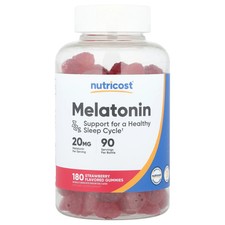 2 X Nutricost, Melatonin Gummies, Strawberry,...