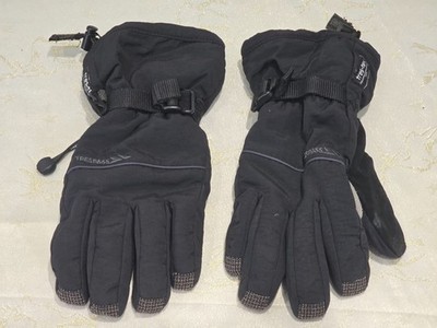 Trespass Mens Ski Gloves Reunited II Size M Waterproof Windproof Fleece Lined
