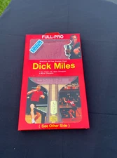 Rare Vintage Collectible Dick Miles Table Tennis Paddle