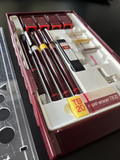 Rotring Isograph College Technical Drawing Pen & Pencil Set Lightly Used