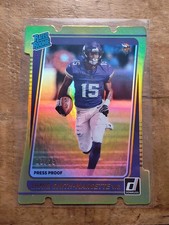 2021 Donruss Football Ihmir Smith-Marsette RC Gold Die Cut /25 #291