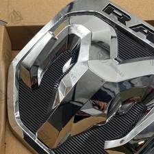 Rear Tailgate Trunk Emblem For RAM 1500 2500 3500 2019-2023 Badge Chrome Black