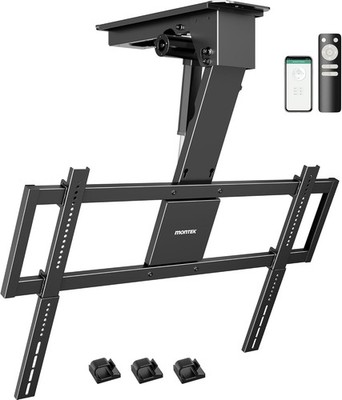 monTEK Motorized Ceiling TV Mount 32-75 Inch Electric Flip