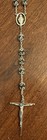 Vintage Sterling Silver Black Lava Bead Double Capped Rosary AFCO — photo 10