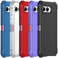 For T-Mobile Revvl 8 Case 2 Layer Protection Shockproof Corners TPU Bumper Cover