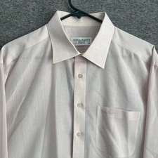 Nina Ricci Monsieur Paris Shirt Mens Pink XL Long Sleeve Button