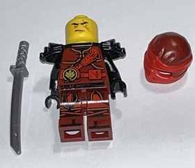 ✅ LEGO Ninjago Minifig njo0277 Kai - The Hands Of Times, Minifigure Fire Ninja!