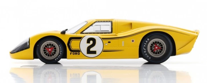 SPARK, FORD GT40 Mk IV #2 4° 24H Le Mans 1967 B.MCLAREN-M.DONOHUE, 1/18, SPA... - Immagine 2 di 4