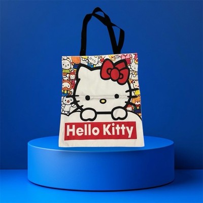  Hello Kitty & Friends White Logo Tote Bag NIP