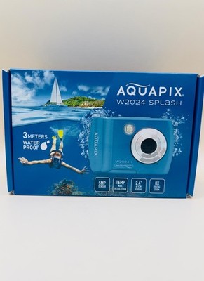 Easypix Aquapix W2024 Splash 16MP Unterwasserkamera - Iceblue *NEU*