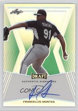2014 Leaf Metal Draft Green Prismatic 3/10 Frankie Montas Francellis Auto 2r7