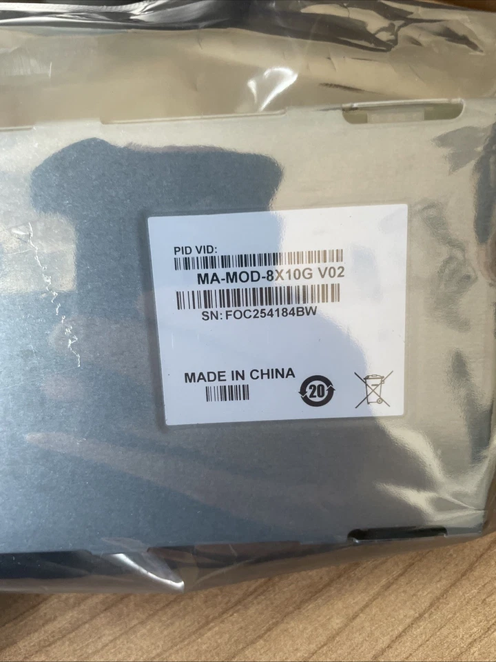 MA-MOD-8X10G Cisco Meraki MS390 models 8 x 10G Uplink Module. Open Box. - Image 4 of 4