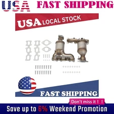 2x Catalytic Converter Fit For 2013-2015 Ford Explorer Front Left and Right New