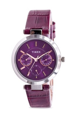 Timex Multifunction Leather Ladies Watch TW2T46200-1