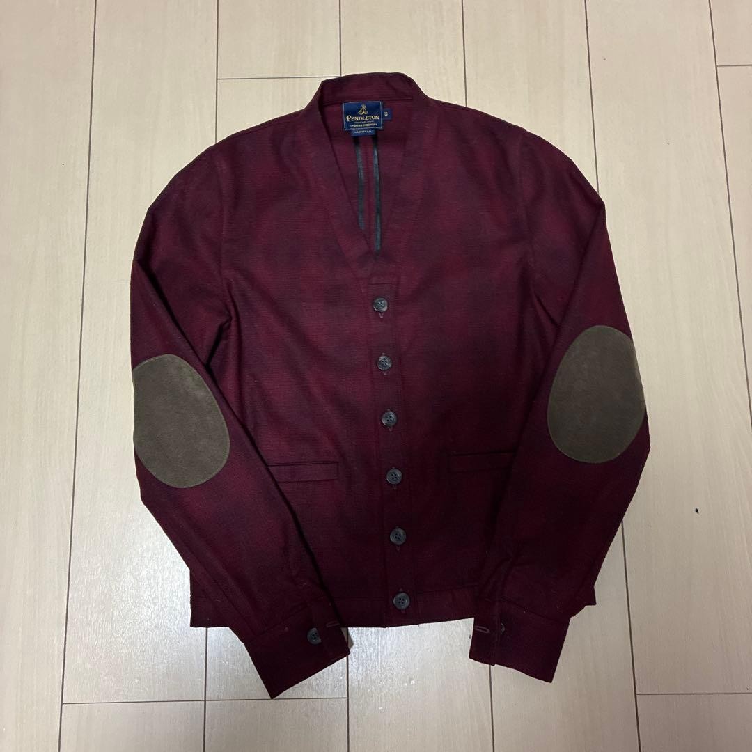 Pendleton×Opening Ceremony Wool Jacket S Burgundy - image 1
