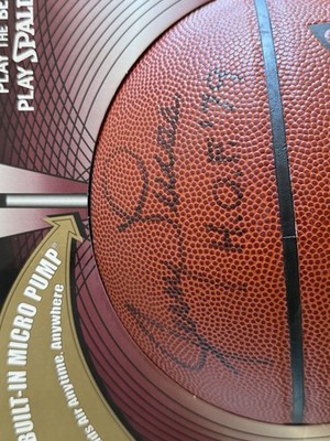 Hall of Fame Forward Jerry Lucas Signed Basketball  