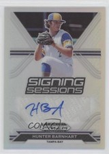 2021 Panini Prizm Draft Picks Signing Sessions Hunter Barnhart #SS-HB Auto 5q7