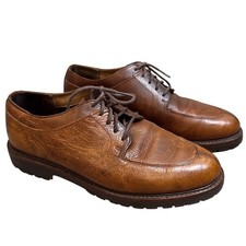 Vintage Polo Ralph Lauren Split Toe Brown Leather Shoes Men's 8.5 D