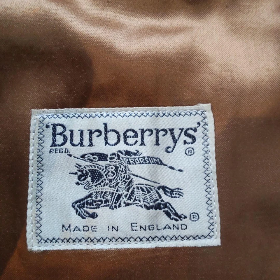 Abrigo largo de lana Burberry vintage mezcla camel, doble cara cuadros marrón talla única Foto 4 de 4