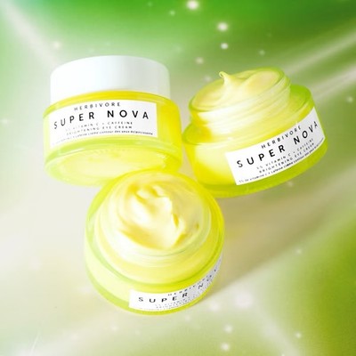 Herbivore Super Nova 5% Vitamin C + Caffeine Brightening Eye Cream 0.5oz NIB