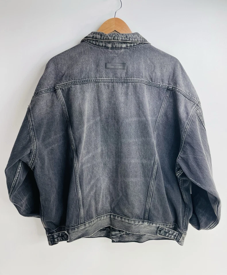 Fear of Good Essentials Denim Jacket Size M Black Men's - Image 2 of 4