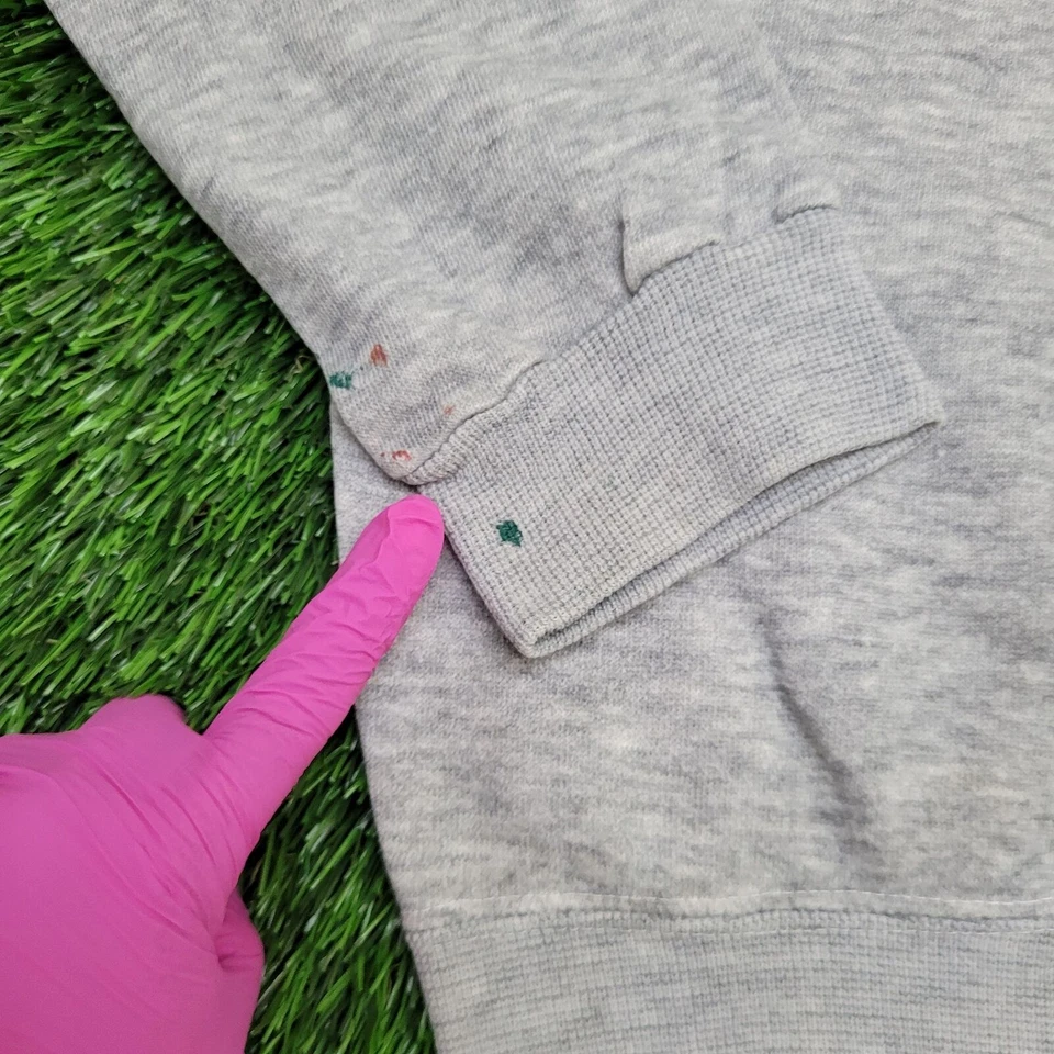 Sudadera vintage 1985 Penguin para mujer mediana 19x21 gris Foto 4 de 4