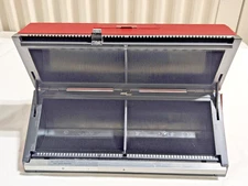 DiscGear Selector 120HD Faux Leather CD & DVD Storage Case -  Red Never Used