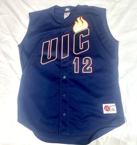 UIC-University Of Illinois-Chicago Baseball Jersey Size 48 Large/XL Rawlings